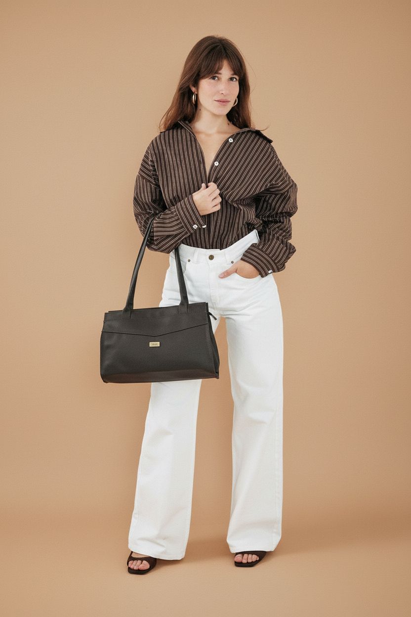 White Wide Leg Long Jeans