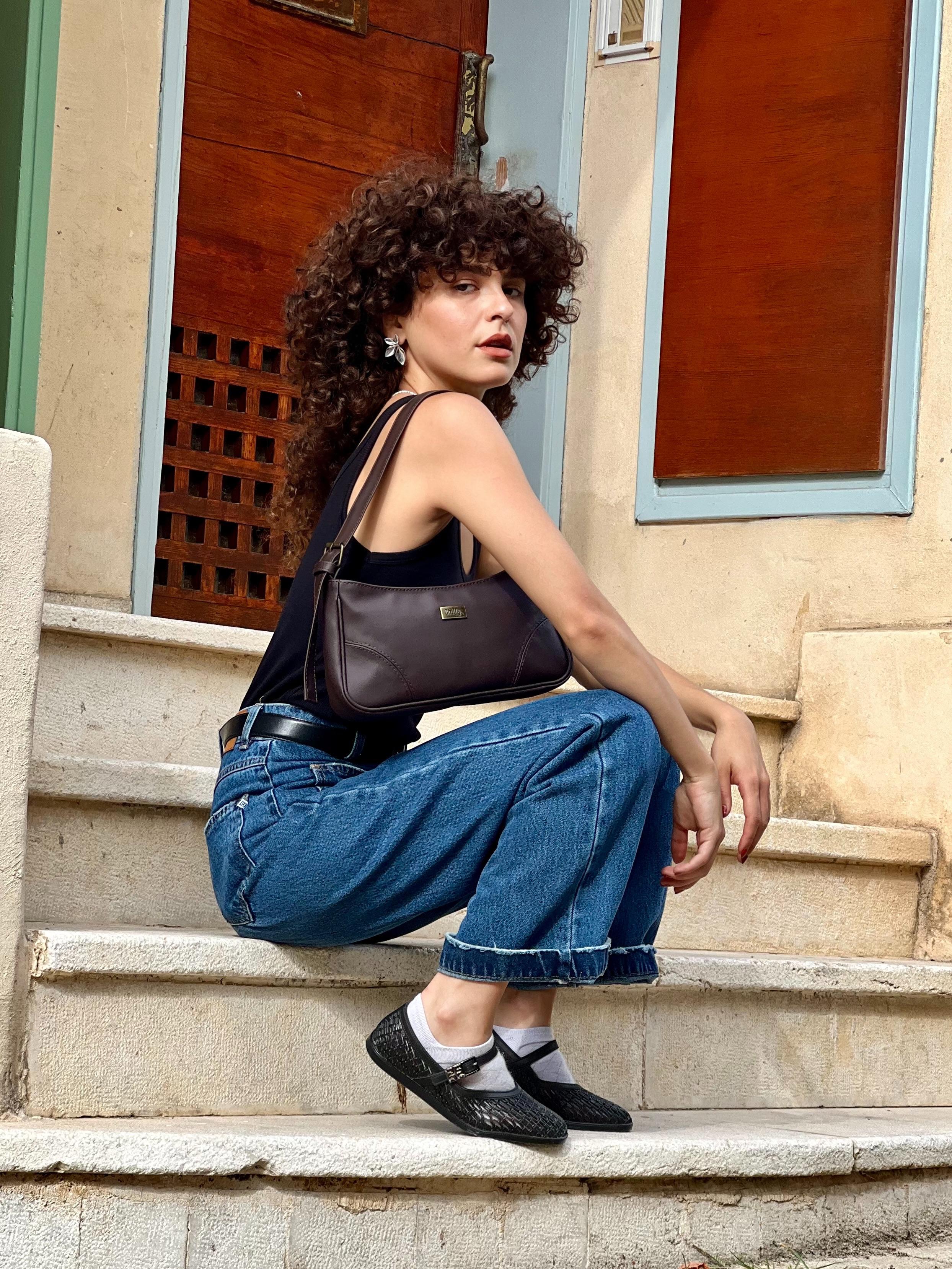 Talo'r Crossbody Bag – Chocolate Brown Vegan Leather