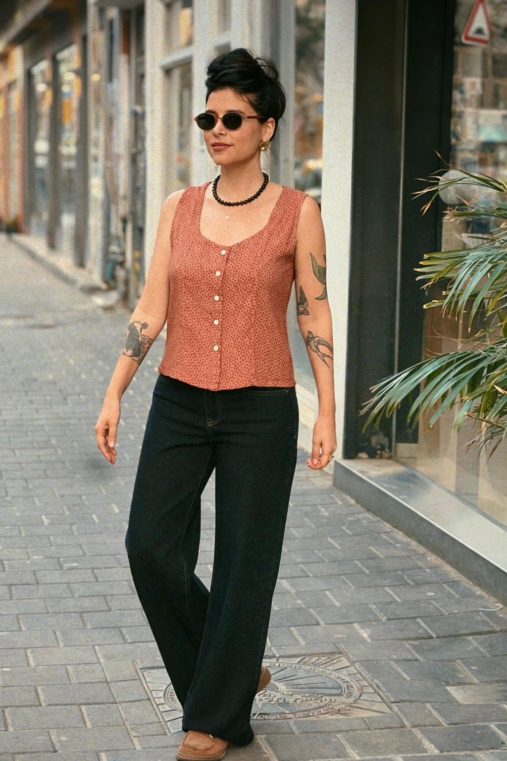 Forever Viscose Button-down Shirt