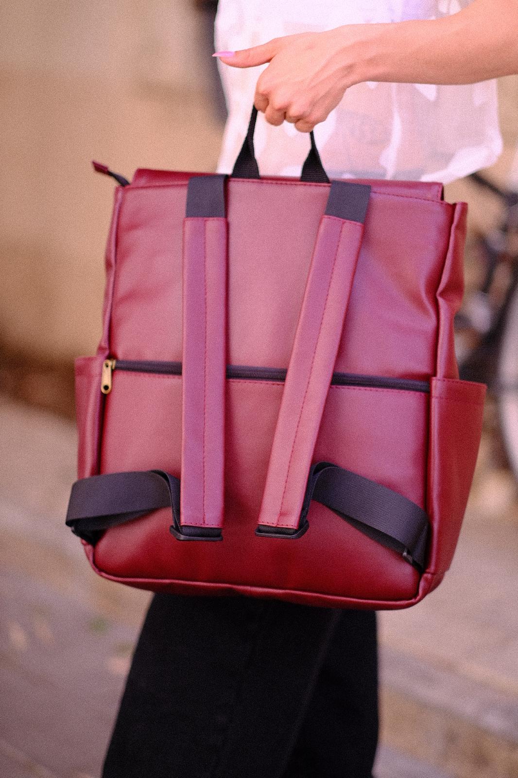 Burgundy Large Unicorn Backpack