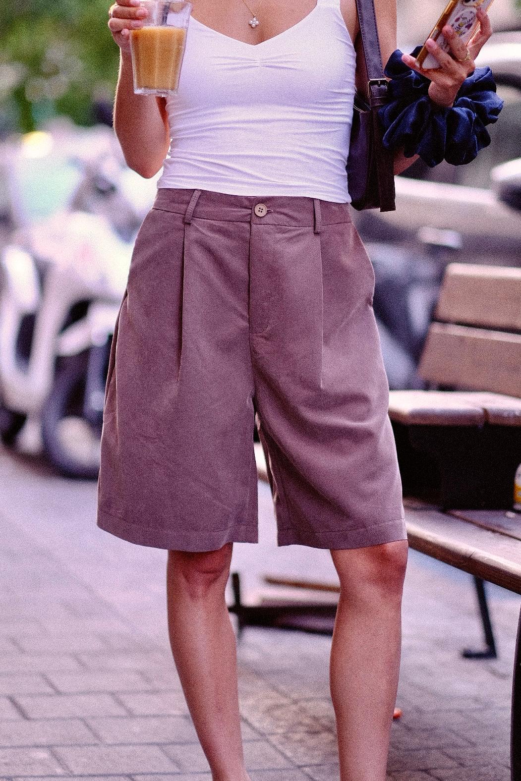 Brown Bermuda Shorts