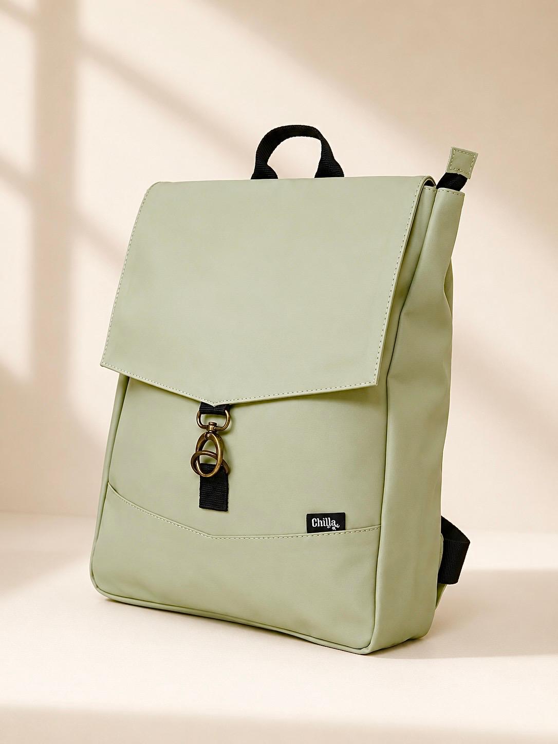 Pastel Green Large Students Backpack