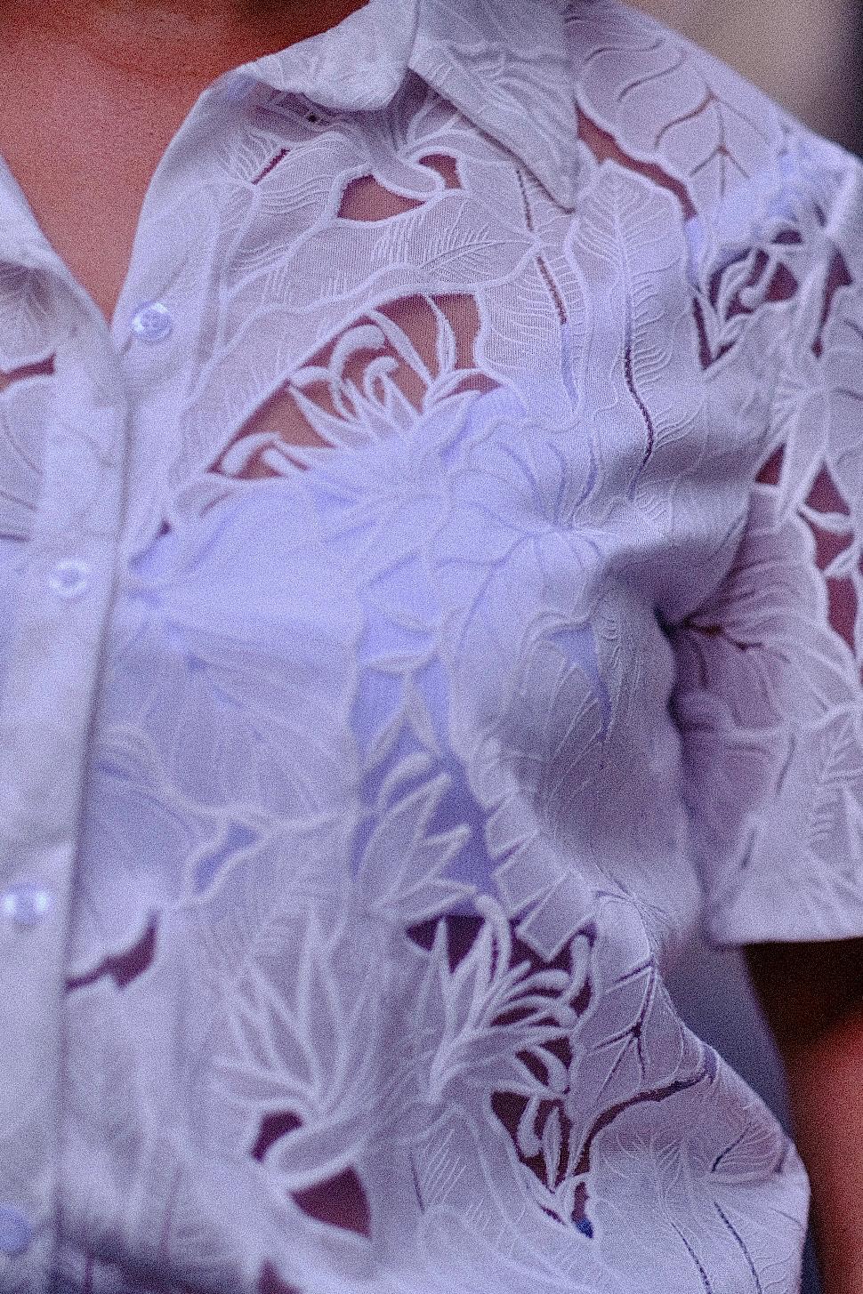 White 'Dror' Button-Up Shirt