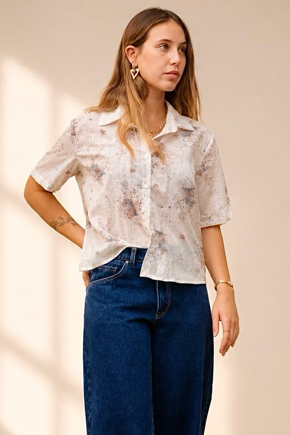 Amélie 'Dror' Button-Up Shirt