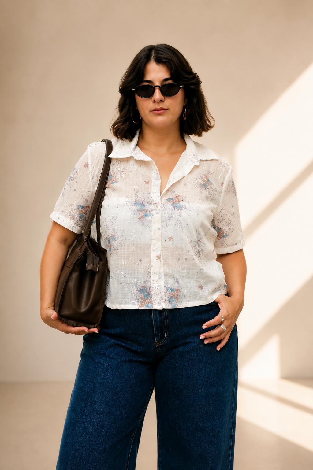 Amélie 'Dror' Button-Up Shirt