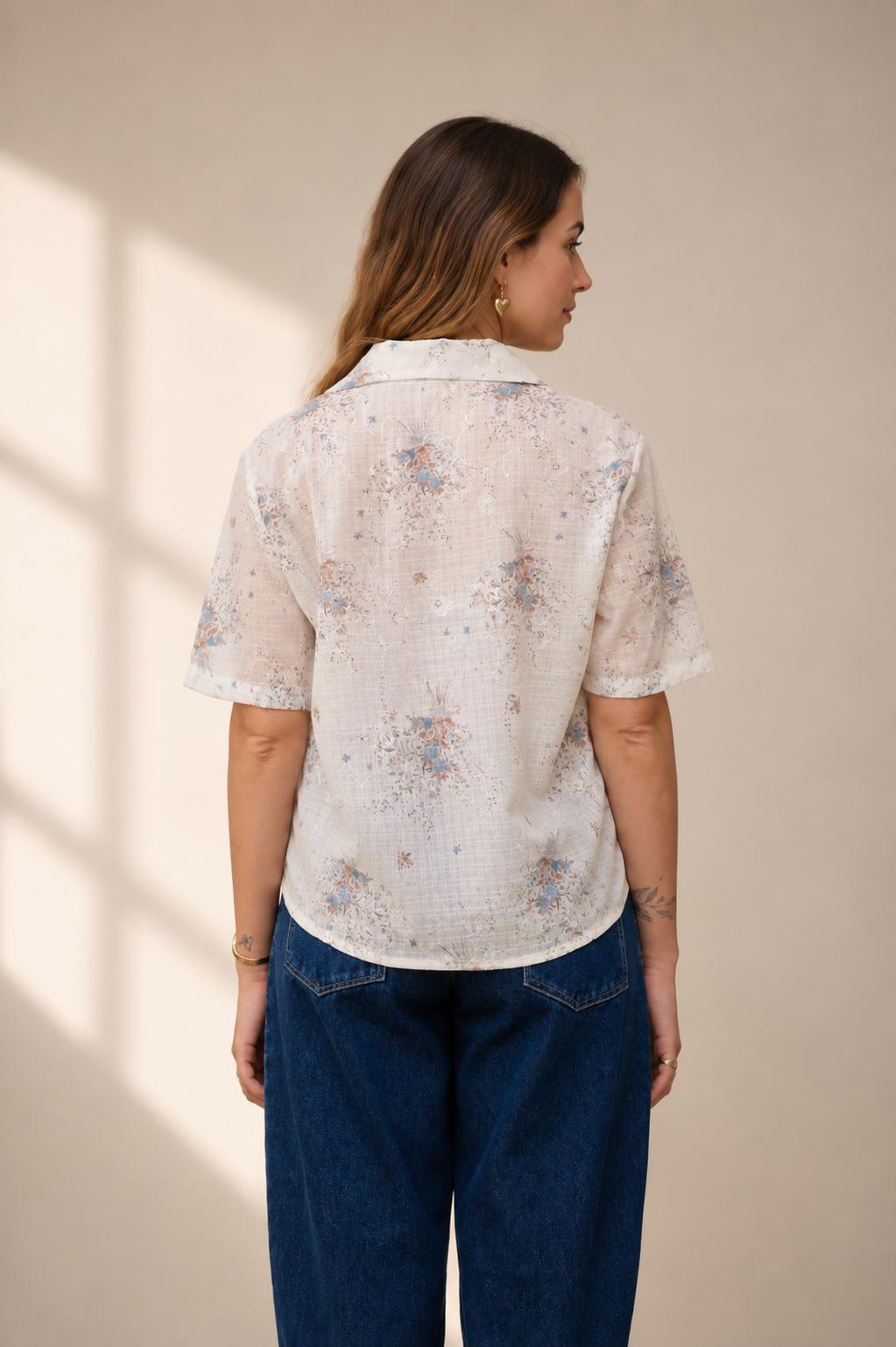 Amélie 'Dror' Button-Up Shirt
