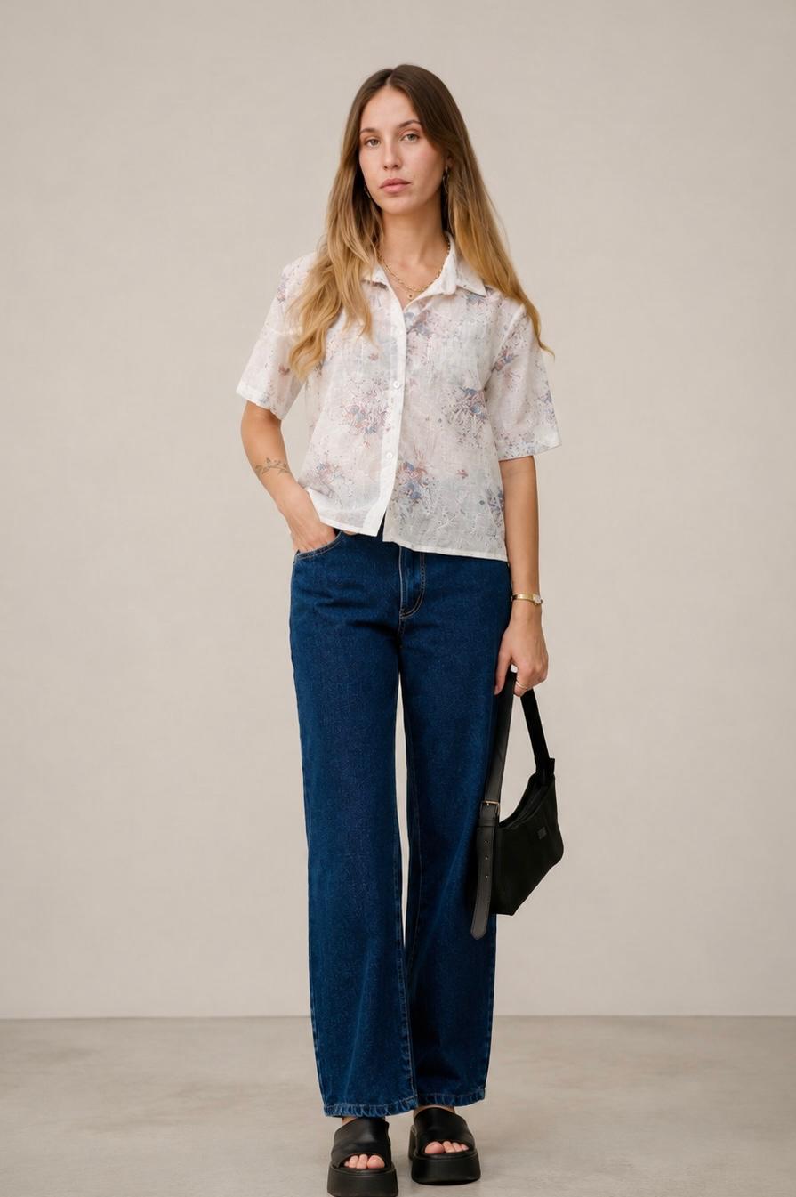 Amélie 'Dror' Button-Up Shirt