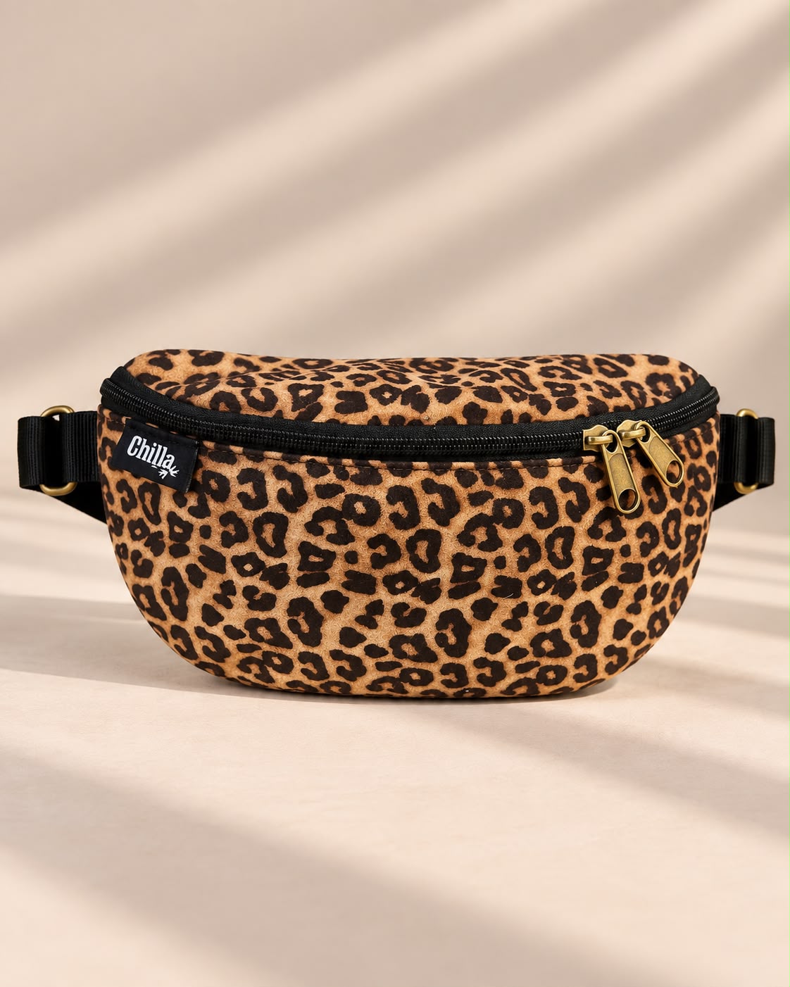 Leopard Suede-Like Helga Fanny Pack