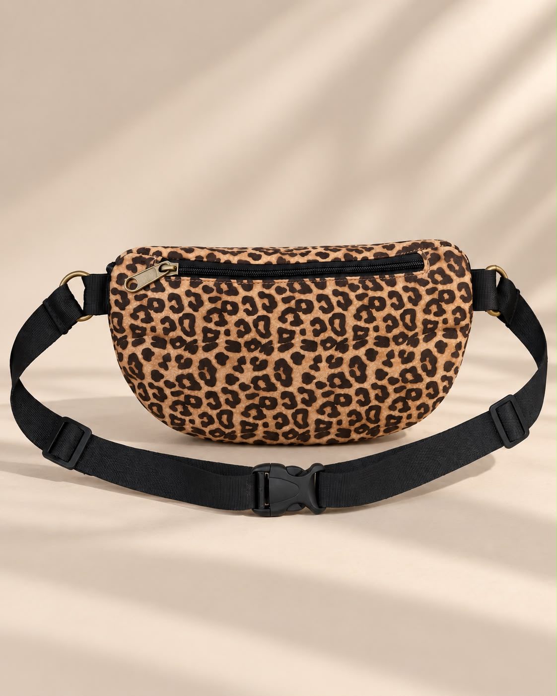 Leopard Suede-Like Helga Fanny Pack