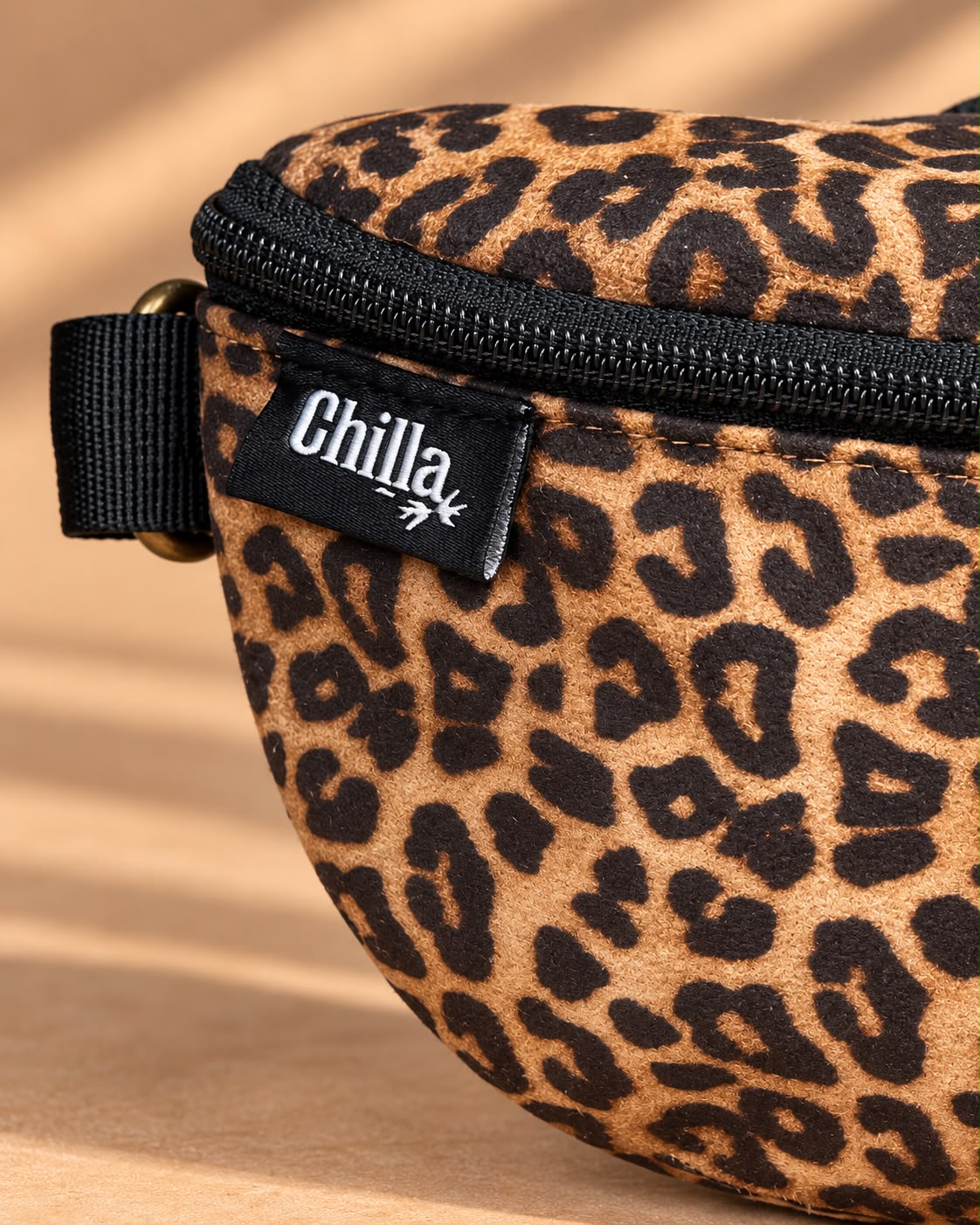 Leopard Suede-Like Helga Fanny Pack