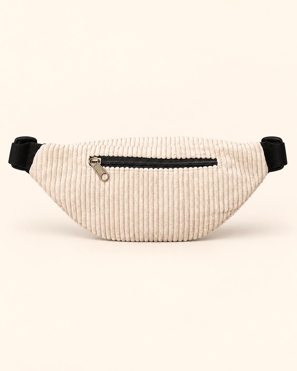 Cream Corduroy Roni Fanny Pack