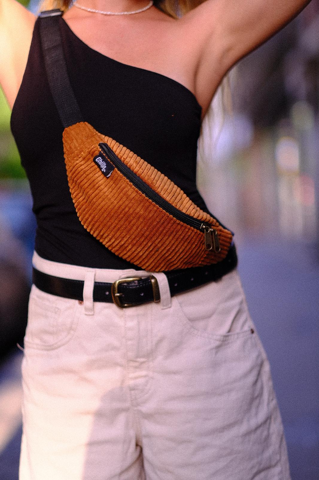 Orange Corduroy Roni Fanny Pack