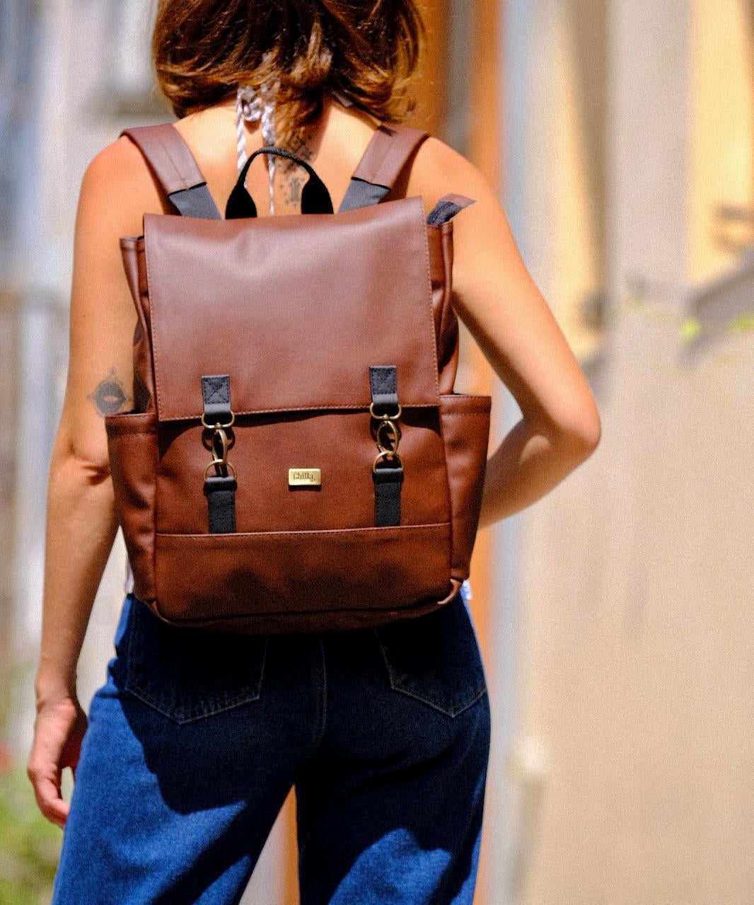 תיק גב Unicorn חום אדמה