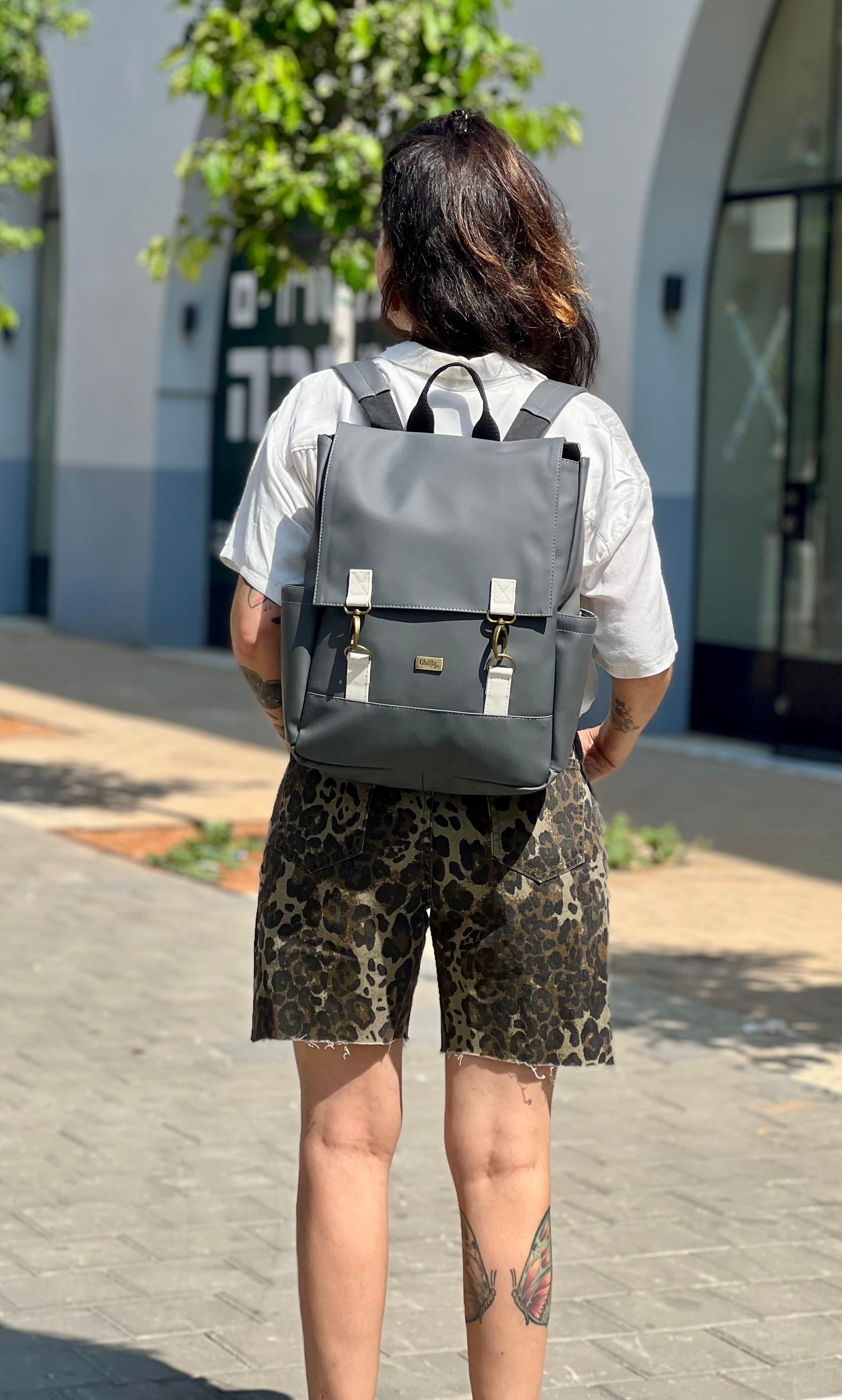 תיק גב Unicorn אפור כהה