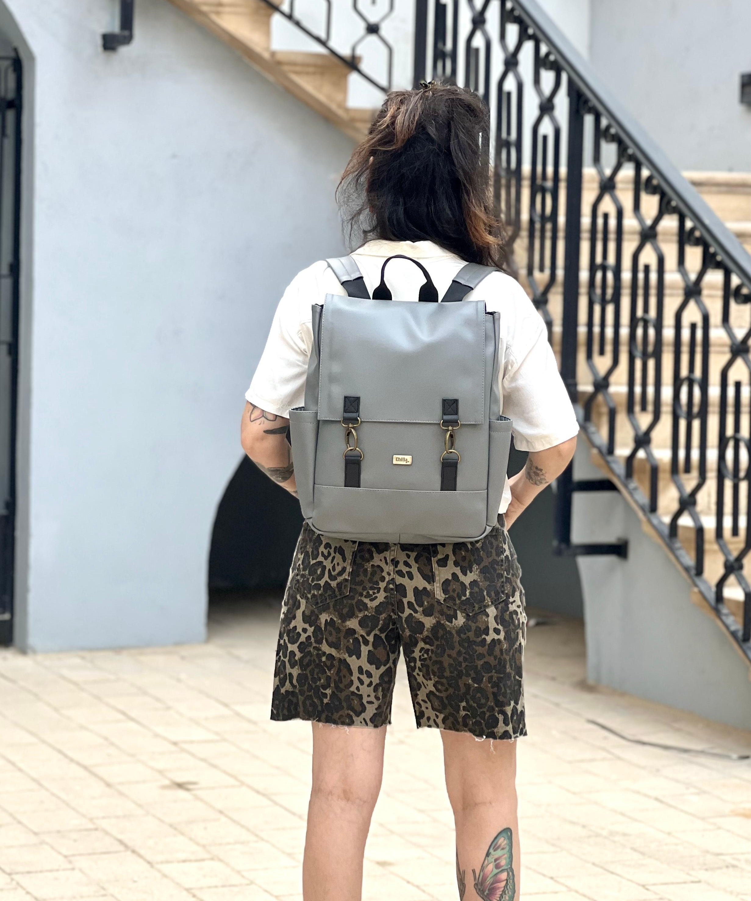 תיק גב Unicorn אפור בהיר