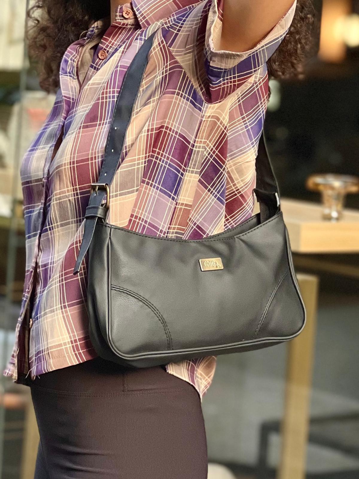 Talo'r Crossbody Bag – Black Vegan Leather