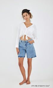 Light Blue Short Jeans