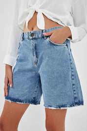 Light Blue Short Jeans