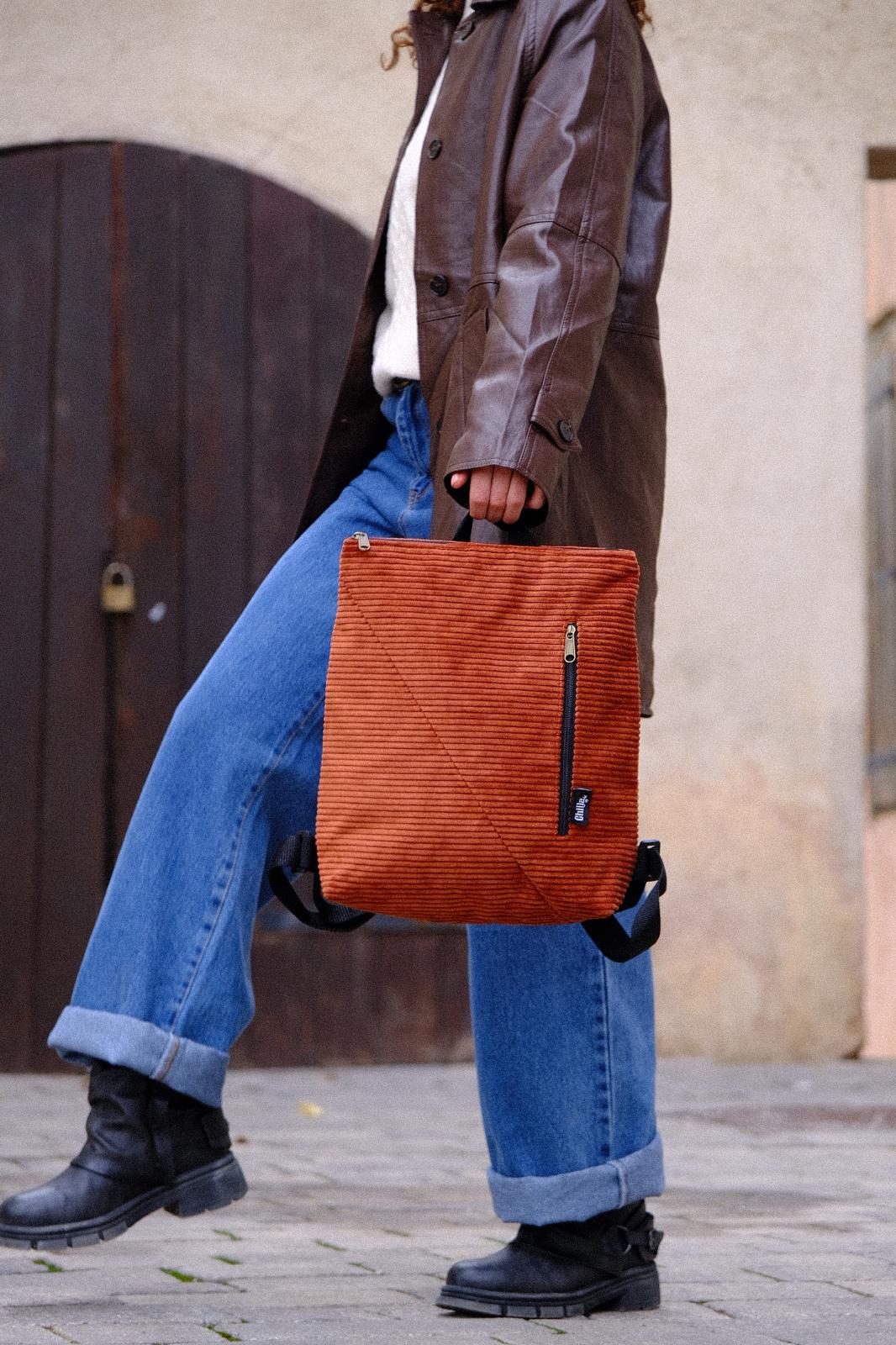 Terracotta Corduroy Reut Bag