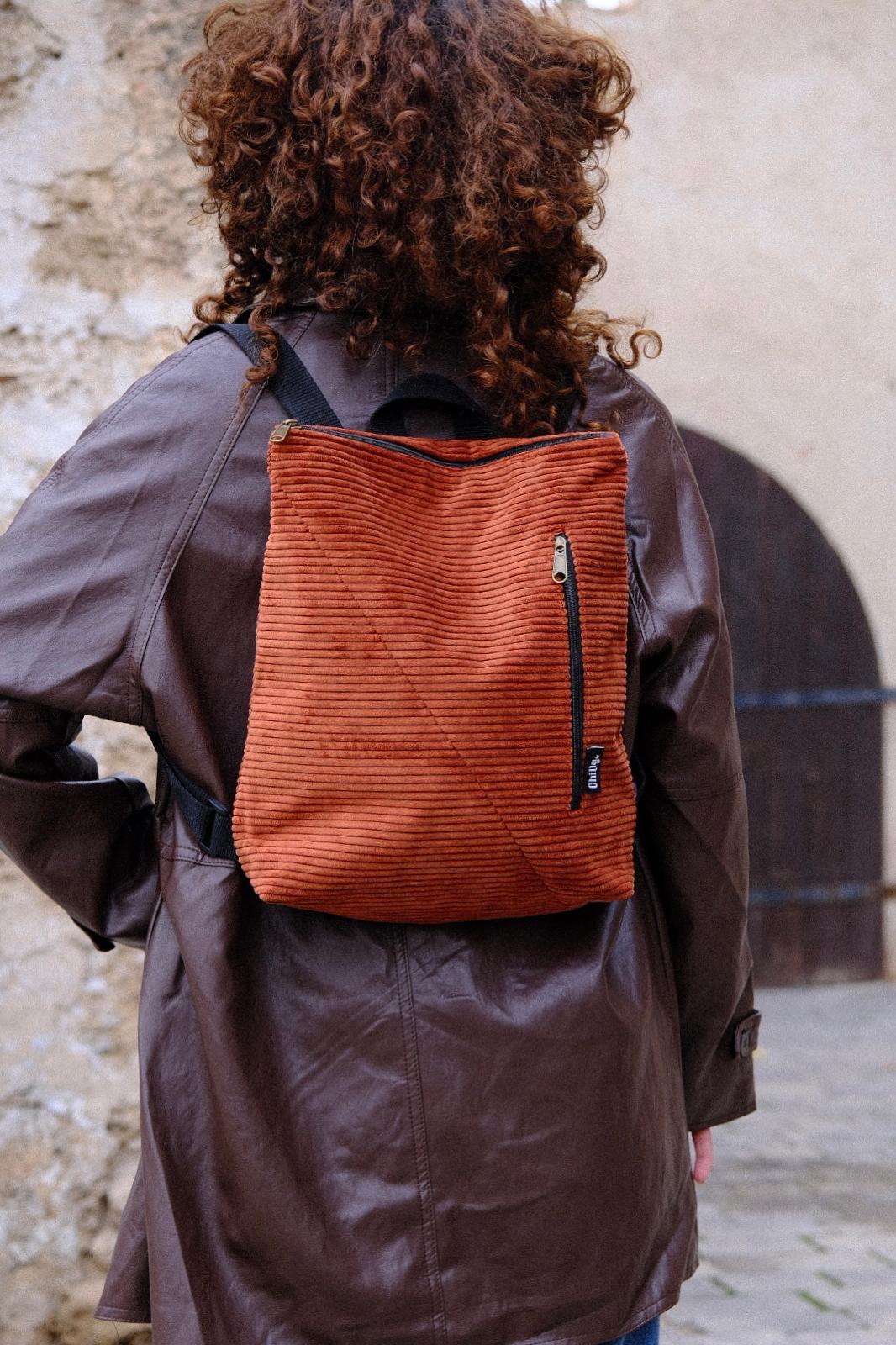 Terracotta Corduroy Reut Bag