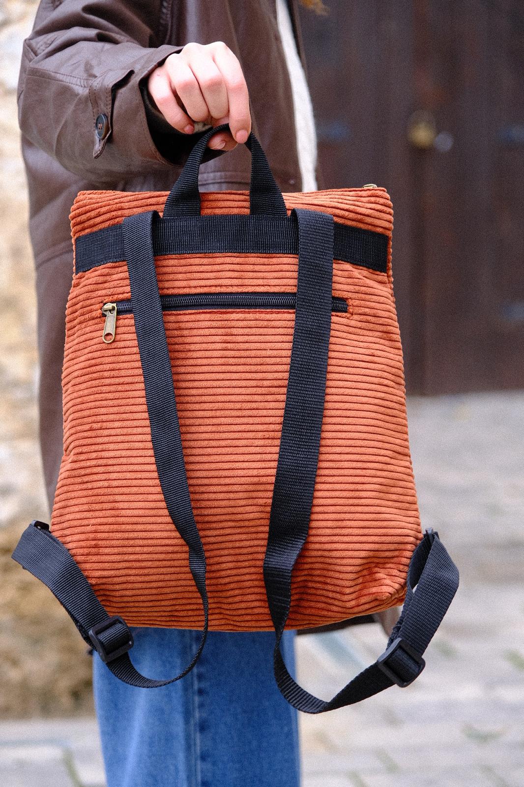 Terracotta Corduroy Reut Bag