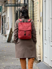 Medium Red with Texture Students Backpack