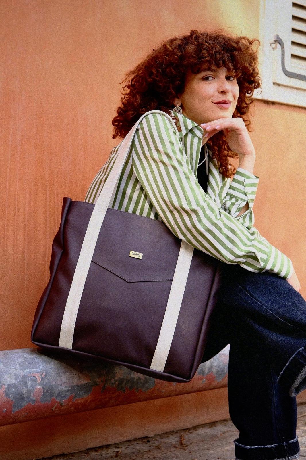 Chocolate Cream NOKO Large Side Bag