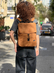 Medium Red with Texture Students Backpack