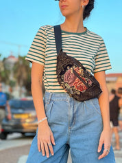 פאוץ' רוני גדול וינטייג' פרחוני