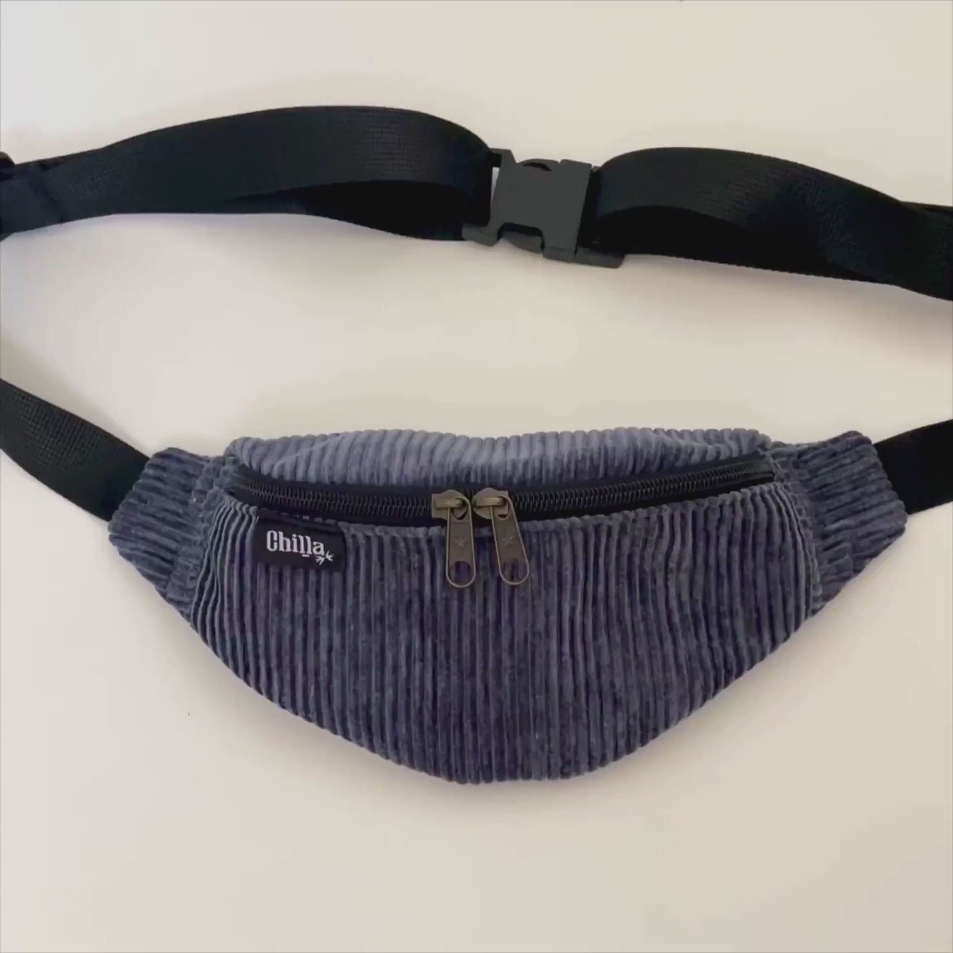 Green Gray Corduroy Roni Fanny Pack