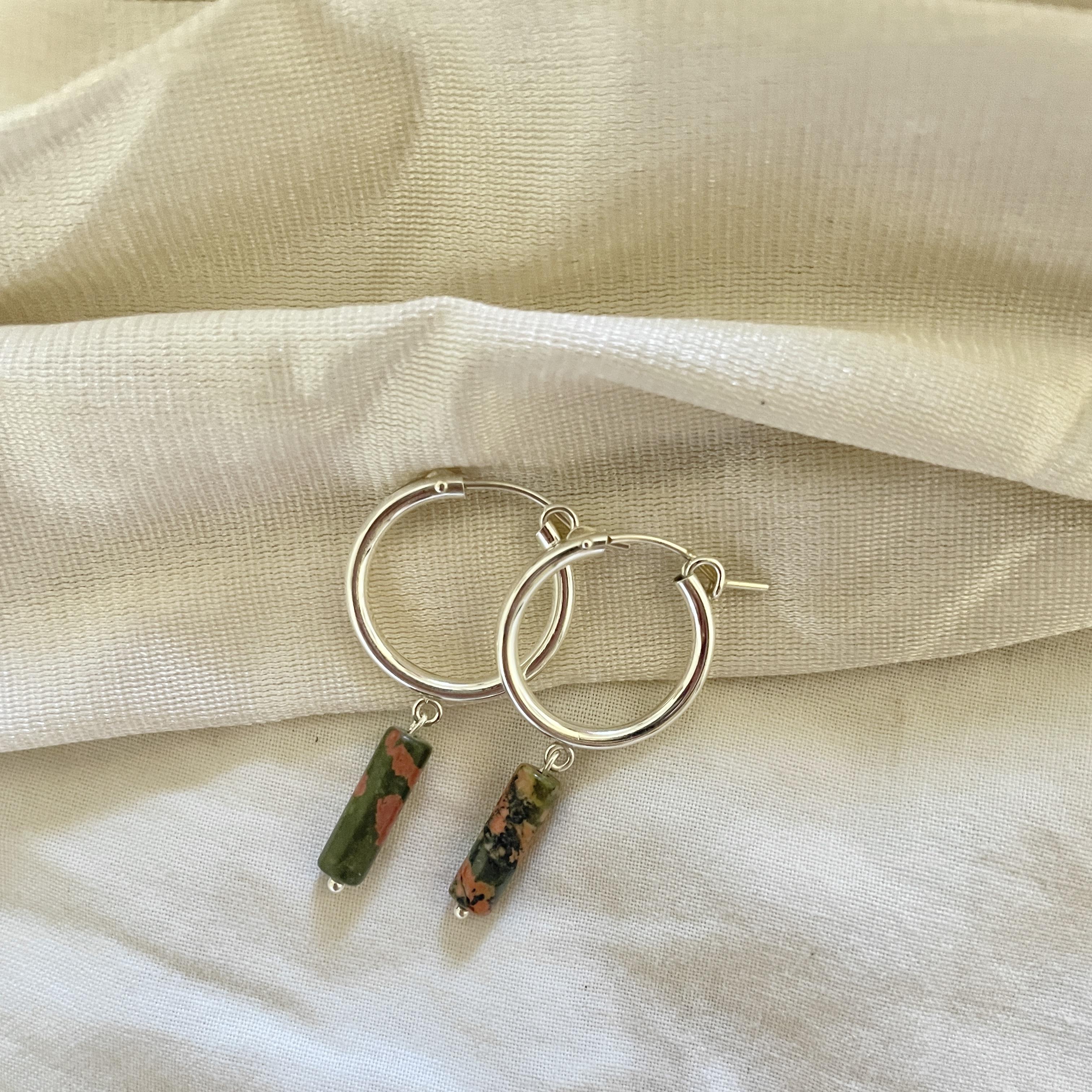 925 Silver 'Round' Earrings (replica)