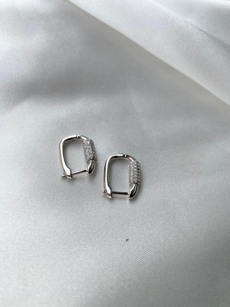925 Silver and Zirconia Earrings