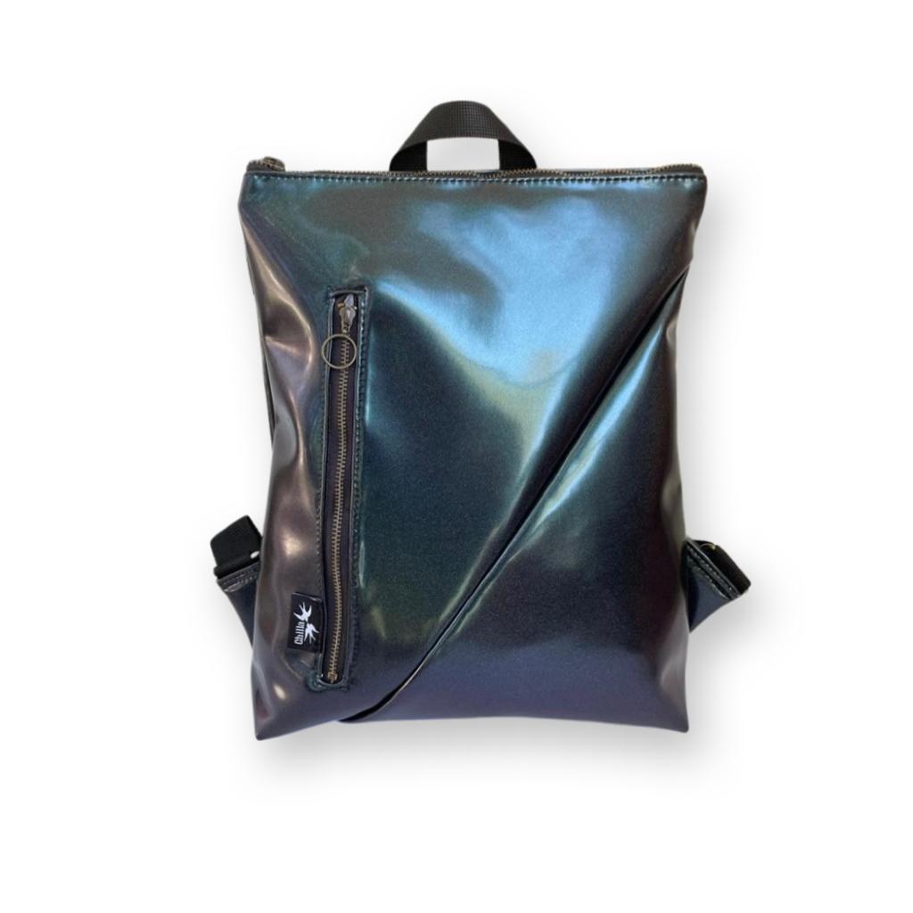 Glittering Galactic Blue 'Reut' Backpack -