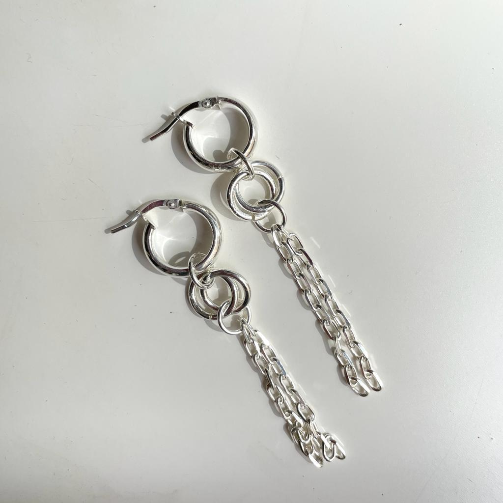 'Luna' 925 Silver Earrings -