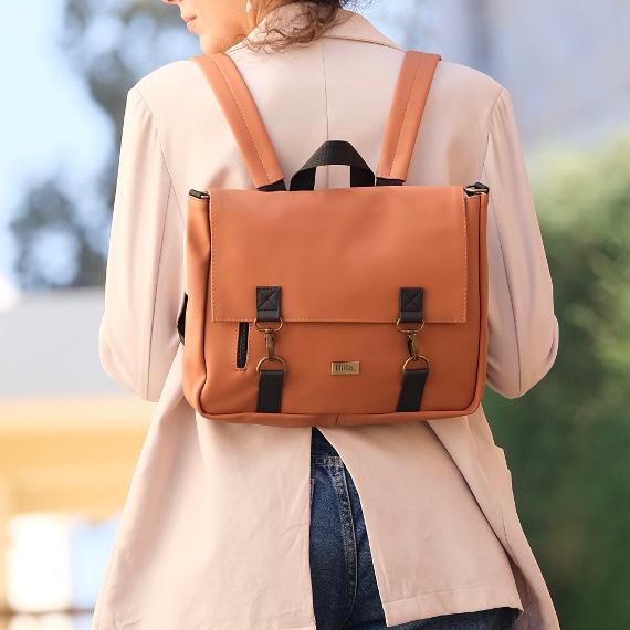Happy Mandarin Orange Jaffa Backpack/Side Bag