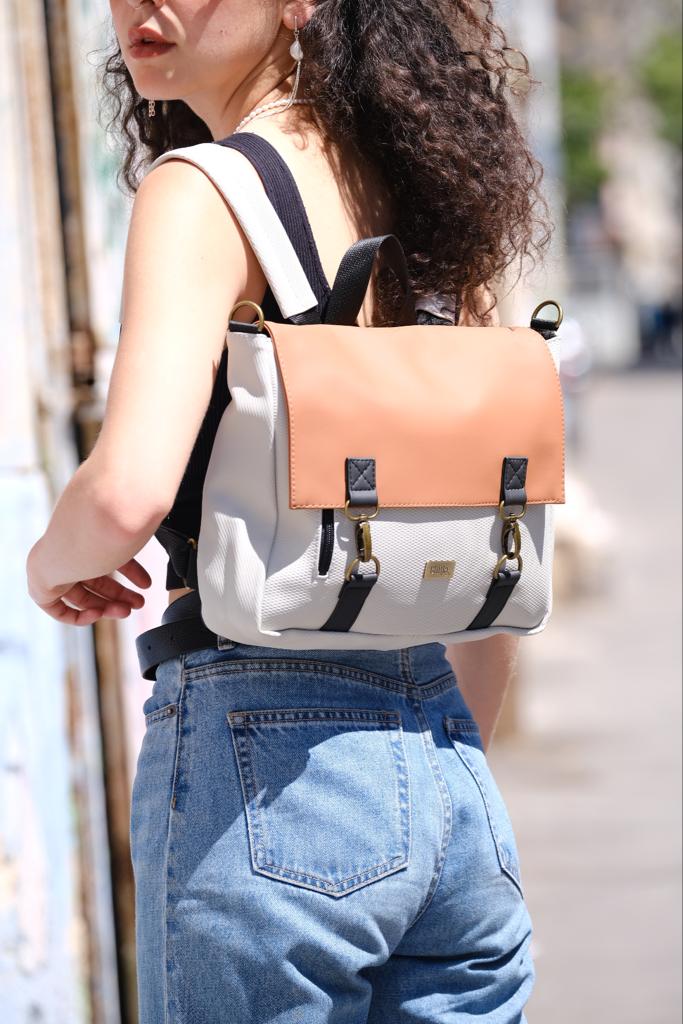 Summer Vibes 'Jaffa' Backpack/Side Bag - Chilla Vegan Bags