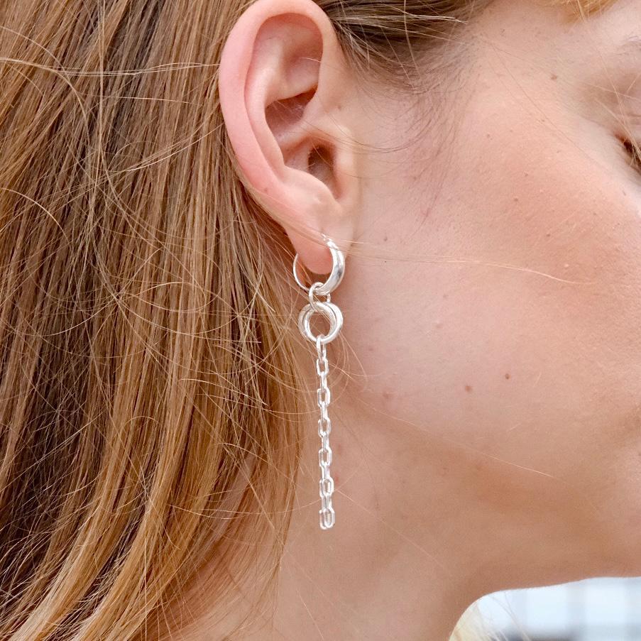 'Luna' 925 Silver Earrings