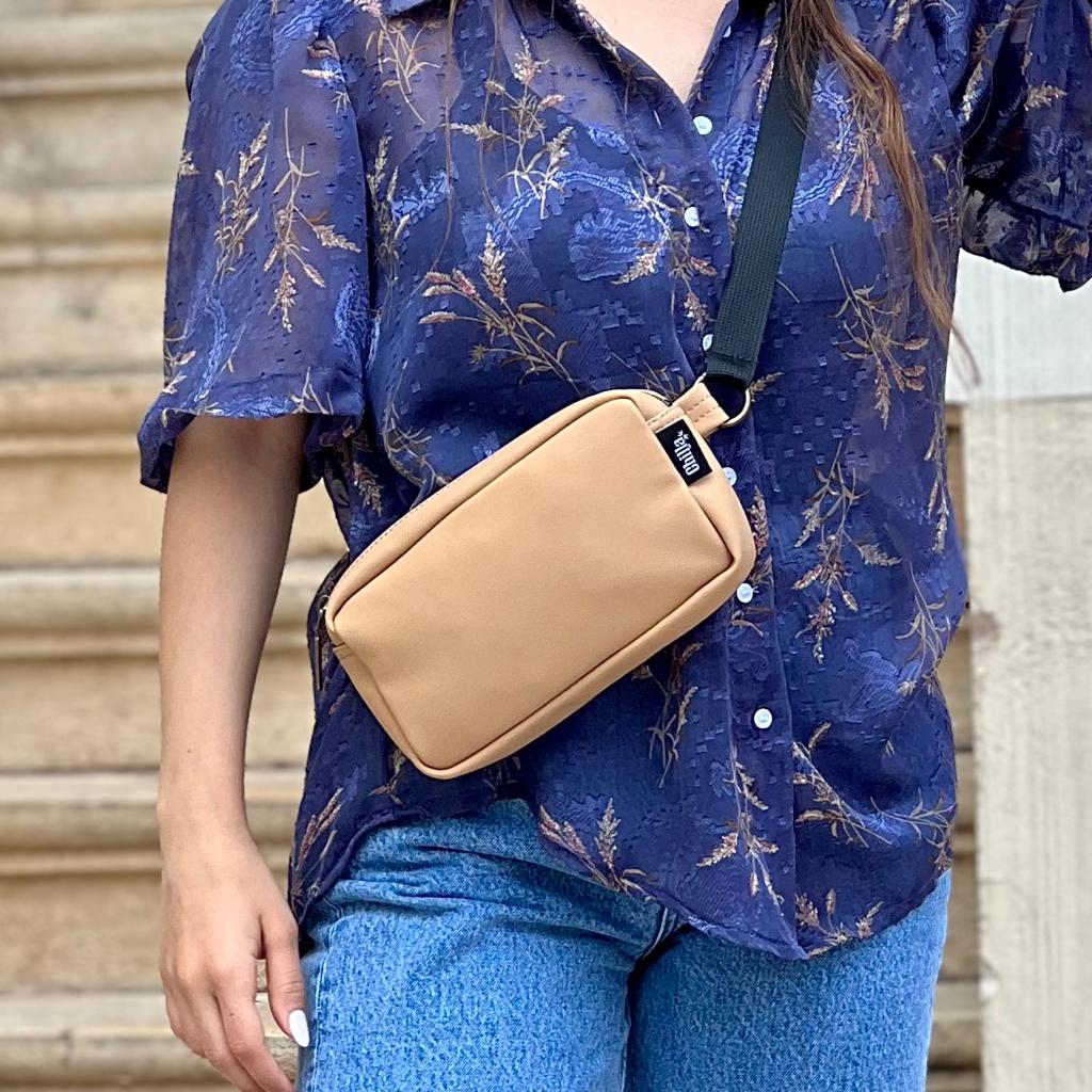 Sand Vegan Leather Lawrence Fanny Pack