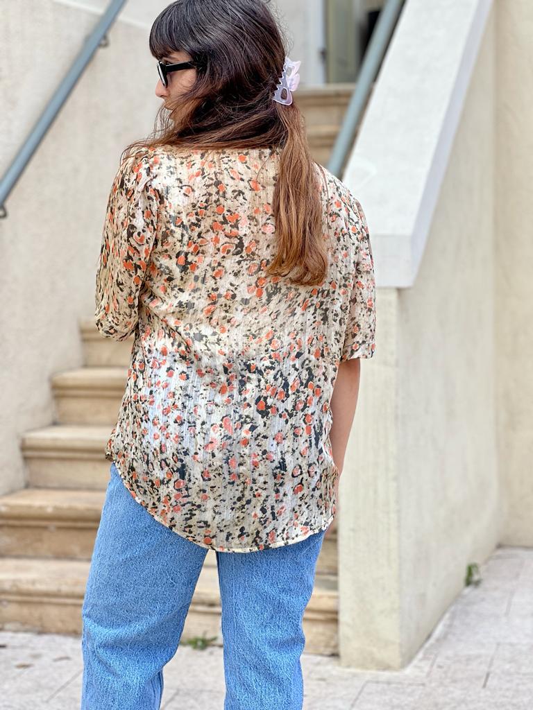 'Lior' Flowery Button Down Shirt -