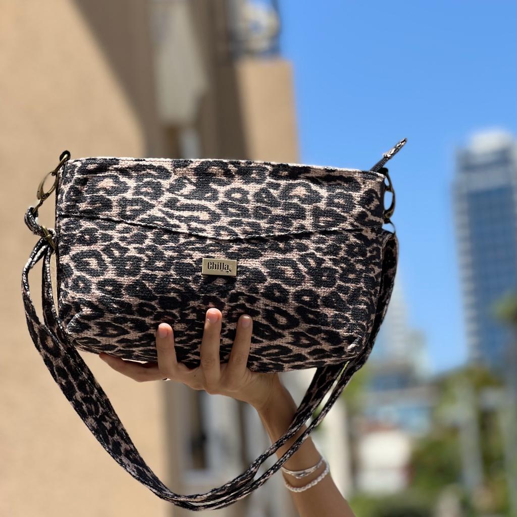 Leopard Rachel Shoulder Bag/Clutch